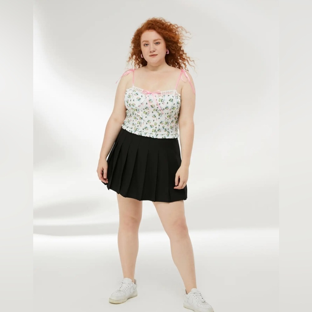 Cider Black Skater Skirt - Picture 3 of 13